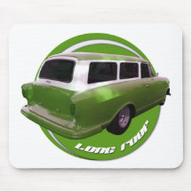 nash long roof green station wagon mousepad