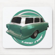 nash long roof seafoam station wagon hot rod mouse pads