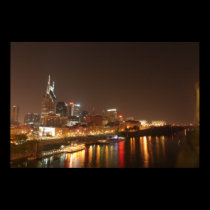 Nashville at Night Print