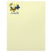 Nashville Butterflies letterhead by music_city Nashville Butterflies letterhead