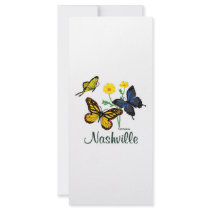 Nashville Butterflies rack cards by music_city Nashville Butterflies rack cards