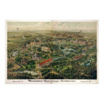 Nashville Cent. Expo, 1876 (Hndsn) BigMapBlog.com posters
