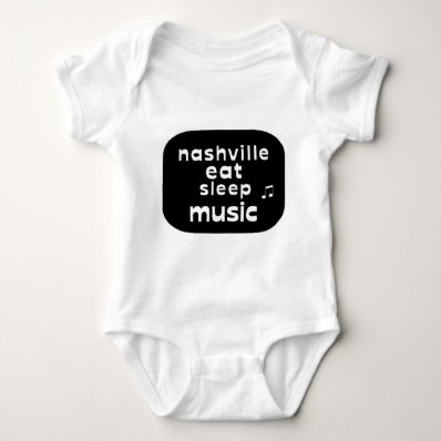 Nashville Eat Sleep Music Shirt