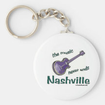 Nashville Guitar Key Chain