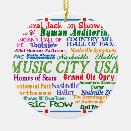 nashville music city christmas ornaments zazzle nashville music city christmas ornaments zazzle