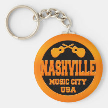 Nashville Music City USA Key Chains