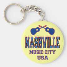 Nashville, Music City USA Key Chains