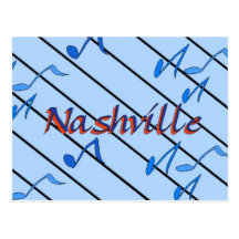 Nashville observa el azul tarjetas postales