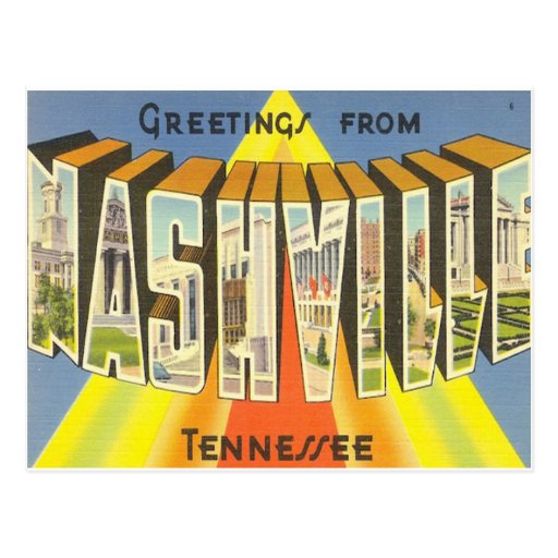 Nashville Postcard | Zazzle