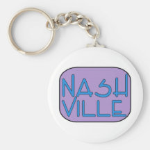 Nashville Purple Key Chains