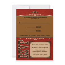 Nashville Response Card:  Cherry Custom Invites