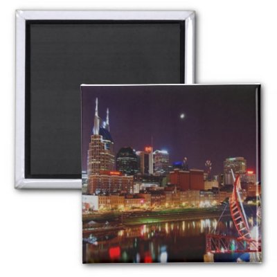 Nashville Skyline magnets