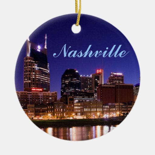 Nashville Skyline Ornament Zazzle