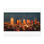 nashville, tennessee, skyline, sunset, cityscape,