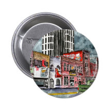 nashville tennessee country music capital art button