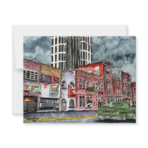 nashville tennessee country music capital art invitations by dereklovessheila nashville tennessee country music capital art invitations