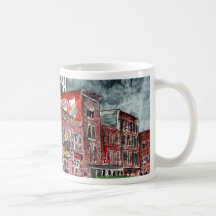 nashville tennessee country music capital art mugs