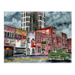 nashville tennessee country music capital art postcard