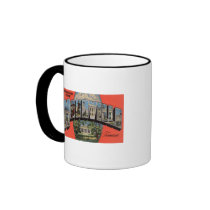 Nashville, Tennessee - Large Letter Scenes 2 Coffee Mugs