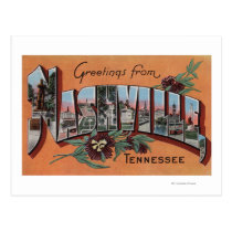 Nashville, Tennessee - Large Letter Scenes postcards