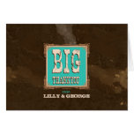 Nashville Thank You Card: Turquoise