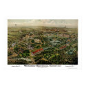Nashville, TN Panoramic Map - 1897 posters