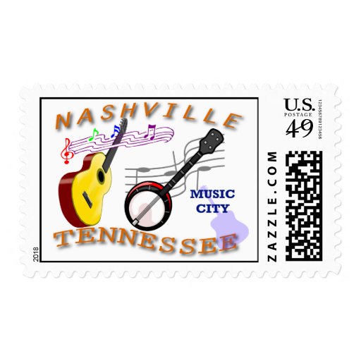 Nashville TN Postage Stamp Zazzle