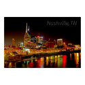 Nashville, TN Skyline Poster posters