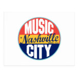 Nashville Vintage Label Post Card