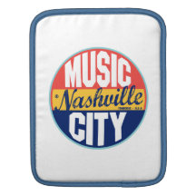 Nashville Vintage Label Sleeve For iPads