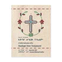 Naskapi Dedication Bookmark/Postcard