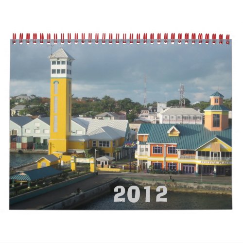 Nassau 2012 wall calendar