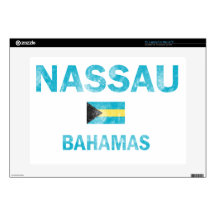 Nassau Bahamas Designs 15" Laptop Decal