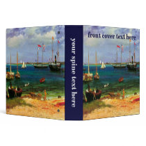 Nassau Harbor by Albert Bierstadt Vinyl Binder