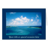 Nassau Harbor Special Occasion Card card