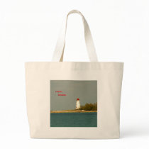Nassau Lighthouse Canvas Bag