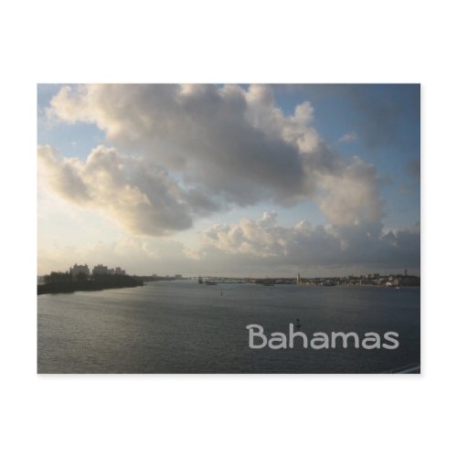 Nassau seen from the ocean