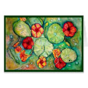 "Nasturtium Fantasy" cards