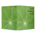 Nasturtium Leaf Custom Binder