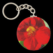 Nasturtium-upclose keychains