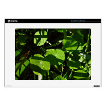 Nasturtiums decorated with light and shade 15" laptop skins