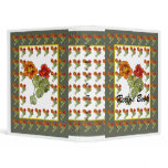 Nasturtiums Recipe Book binders