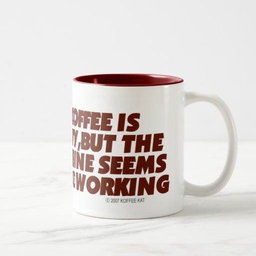 'Nasty Coffee' - KoffeeKat Two-Tone Coffee Mug | Zazzle