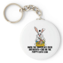 Nasty Easter bunny Key Chain