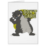 NASTY HONEY BADGER DONT CARE CARD