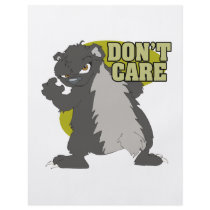 NASTY HONEY BADGER DONT CARE PERSONALIZED FLYER