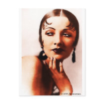 Natacha Rambova Pink Postcard by rudysociety Natacha Rambova Pink Postcard
