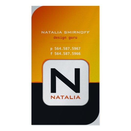 Natalia's Business Cards