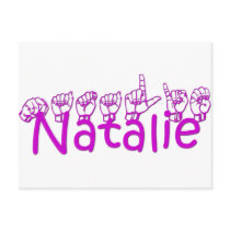 Natalie postcards