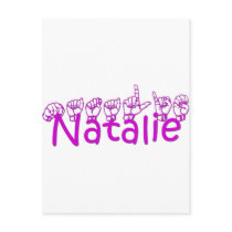 Natalie postcards
